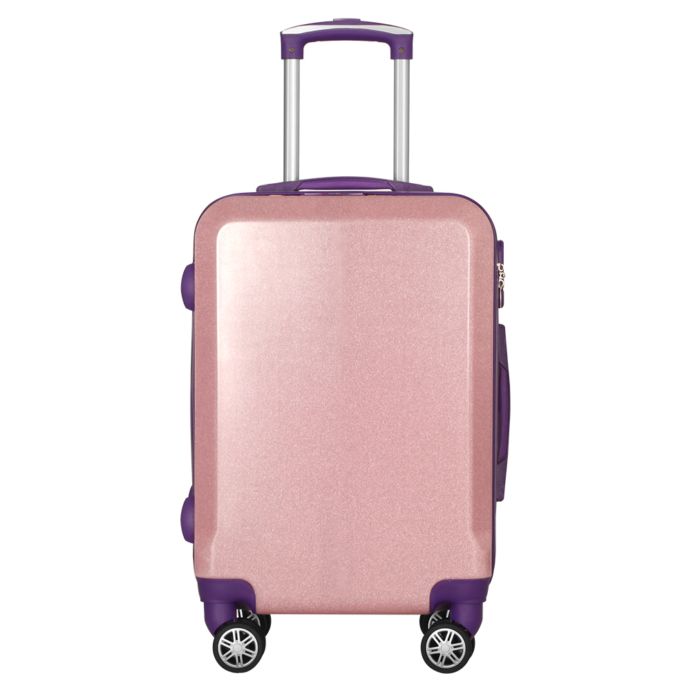 pink sparkle luggage